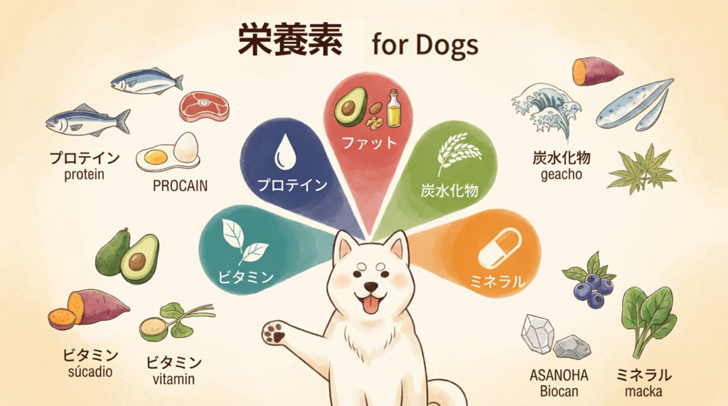 犬の５大栄養素